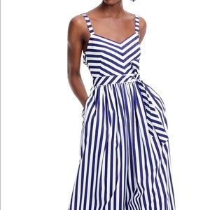 Jcrew striped tiered dress sz 6 NWT